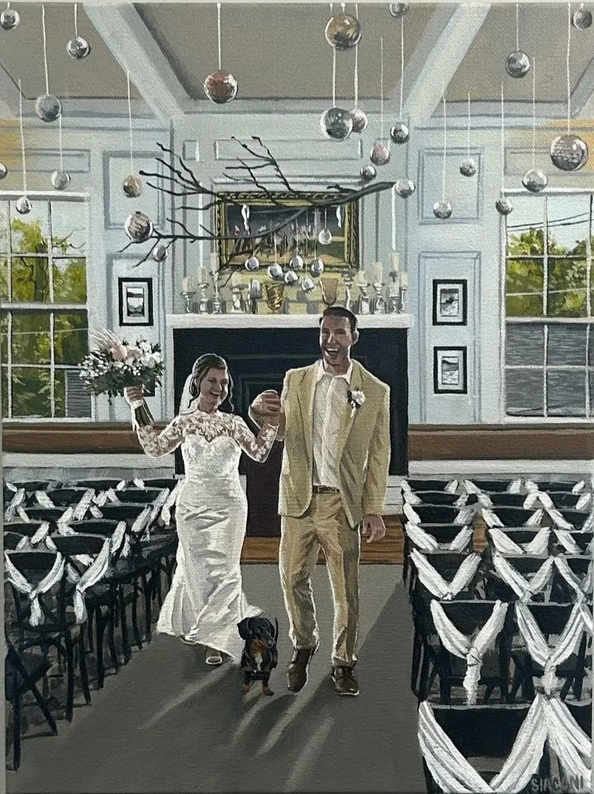 Megan & Bobby: Mt Washington Tavern 12inx16in