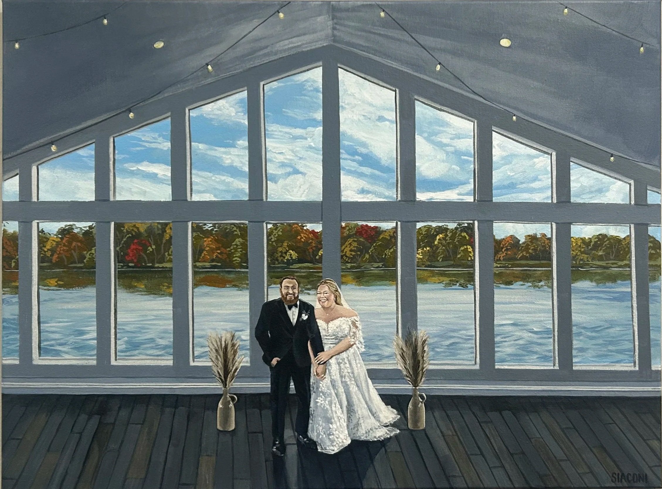Kaylee & Phil: The Anchor Inn 18inx24in