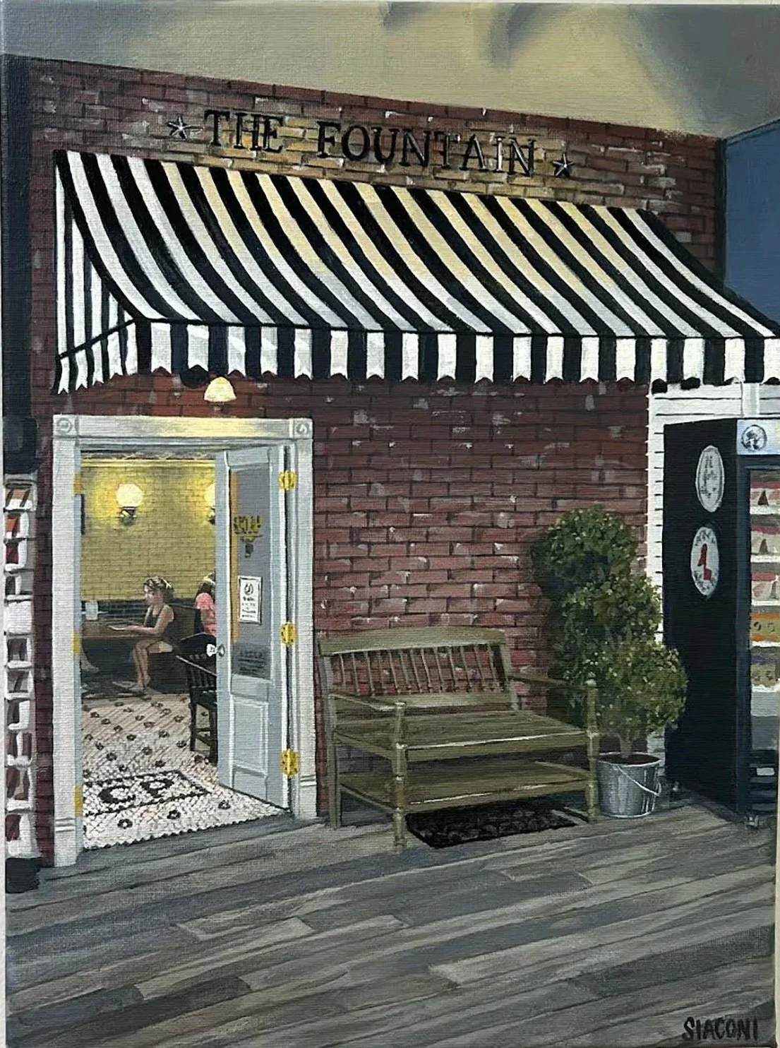 The Fountain 12inx16in