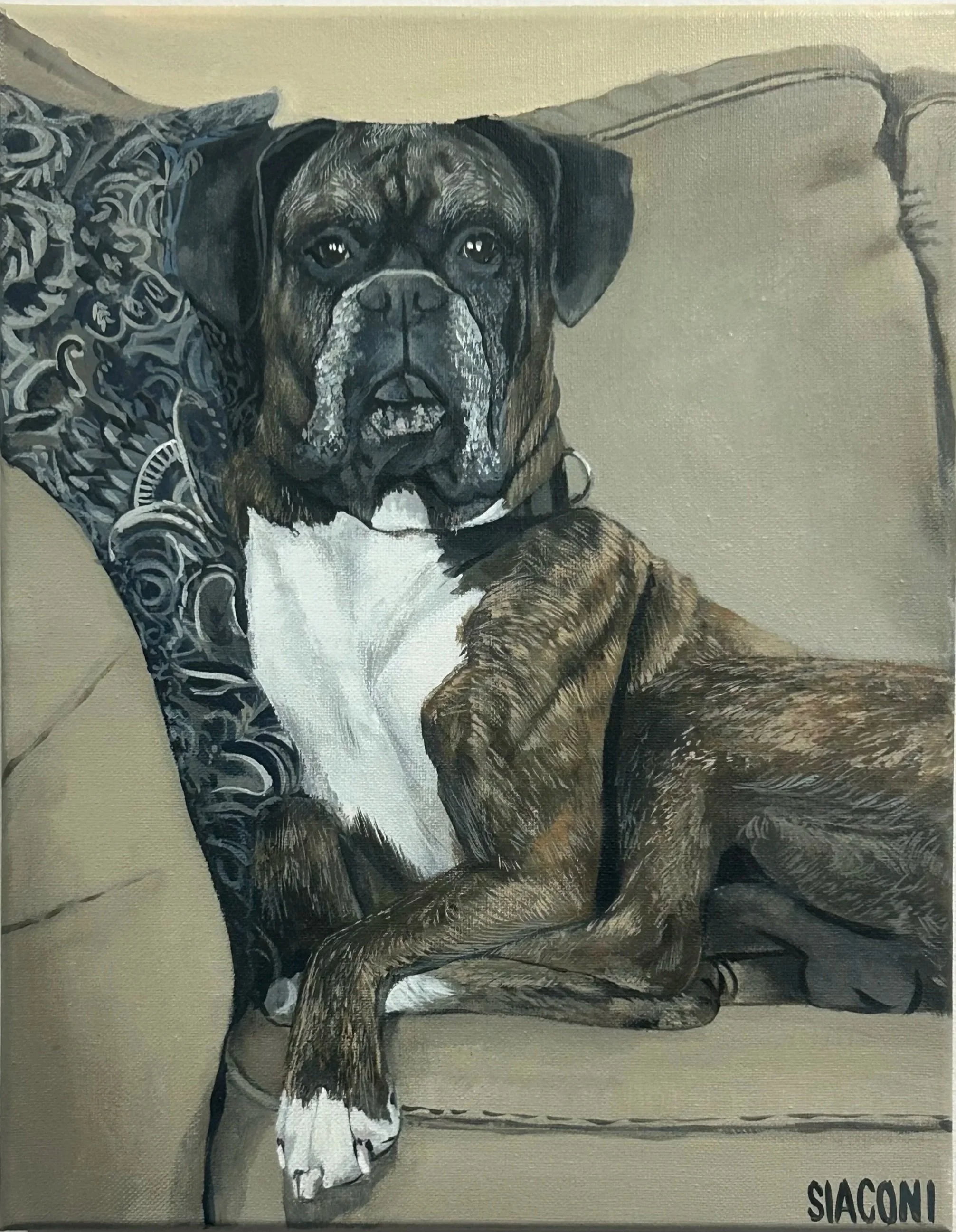 Pet Portrait: Cheech 12inx16in