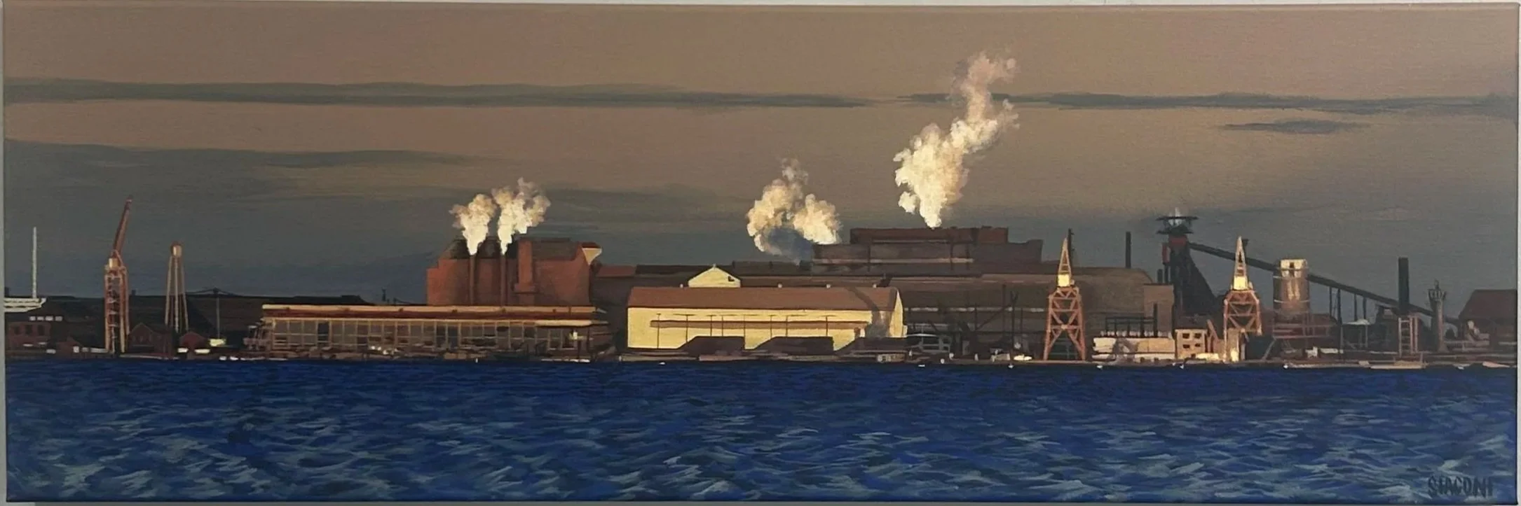 Bethlehem Steel Plant 10inx30in