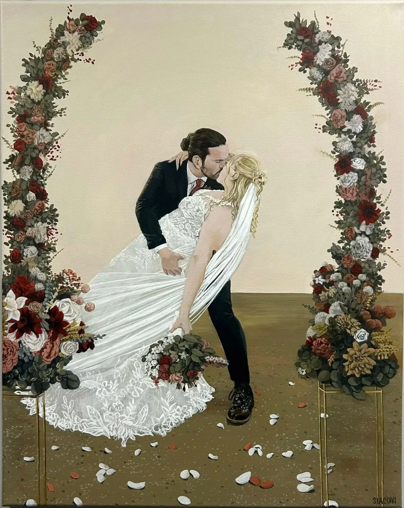 Emily & Calum 24inx30in