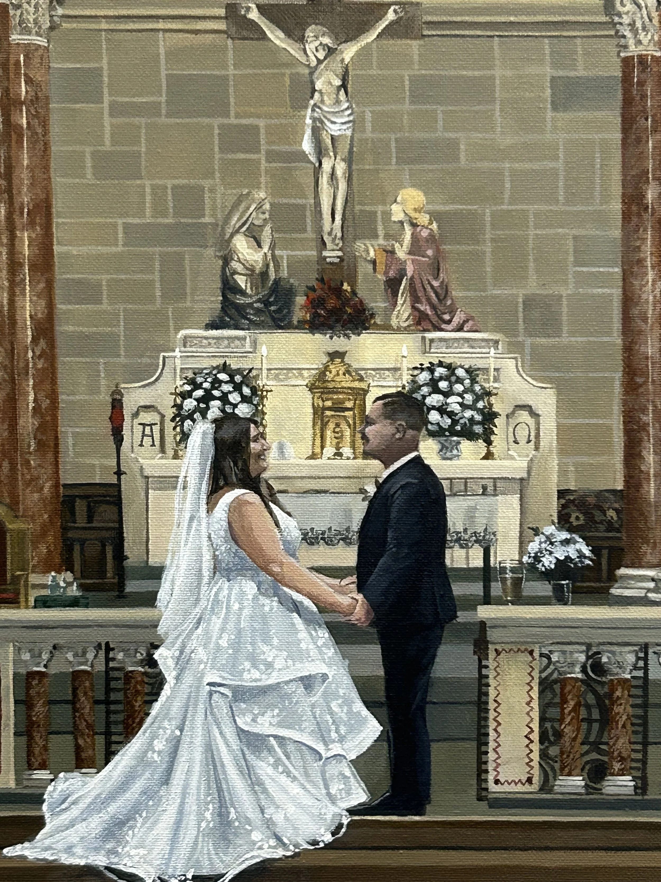 Kayli & Jack: St Joseph’s Monastery Parish: Detail #1