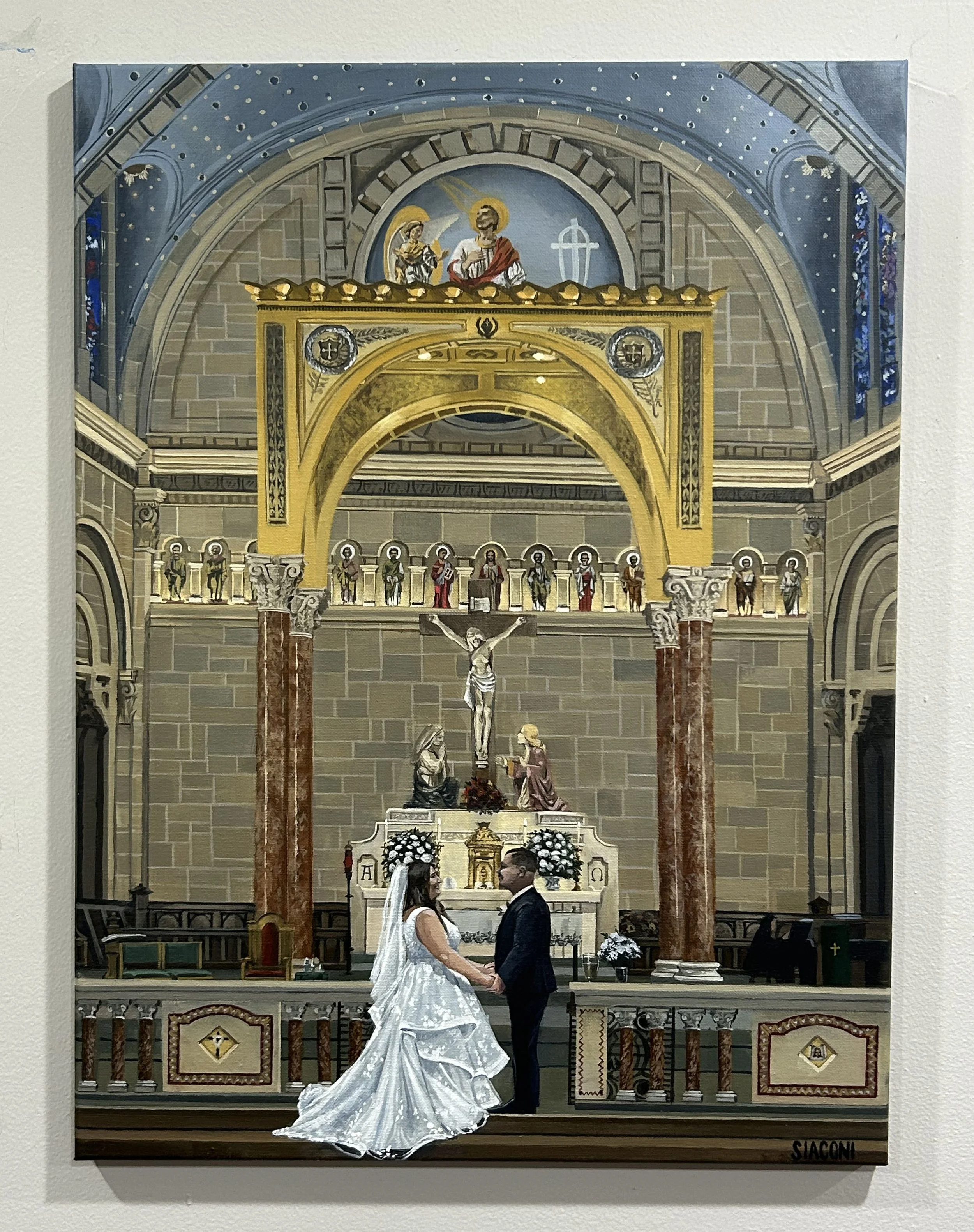 Kayli & Jack: St Joseph’s Monastery Parish 18inx24in