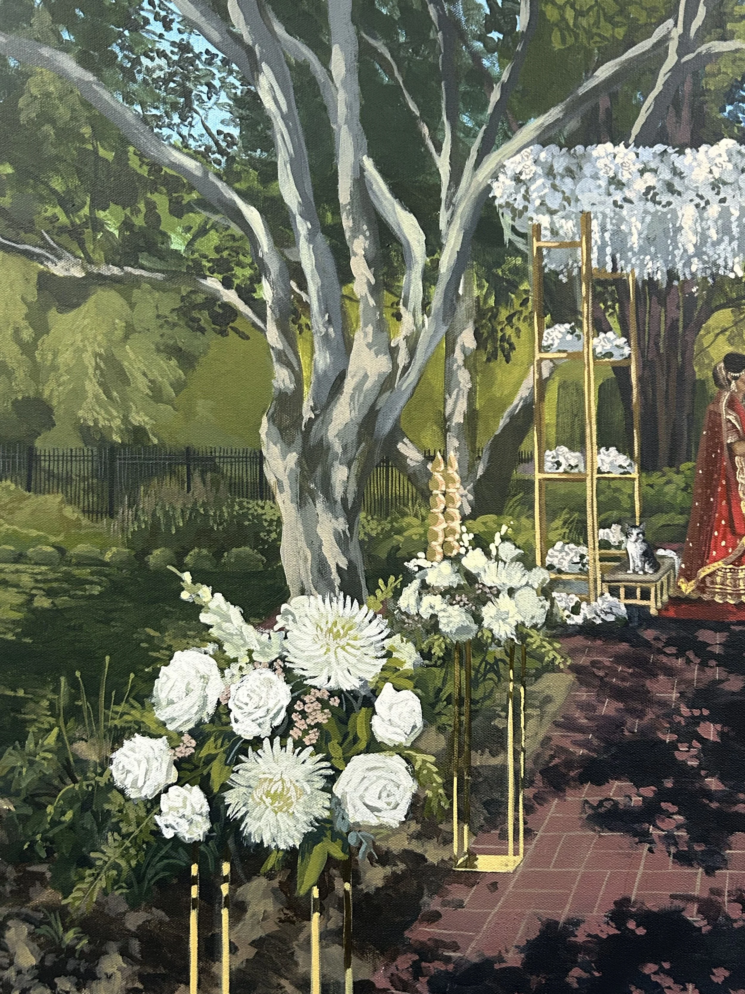 Suhani & Brandon: Belmont Manor: Detail #3