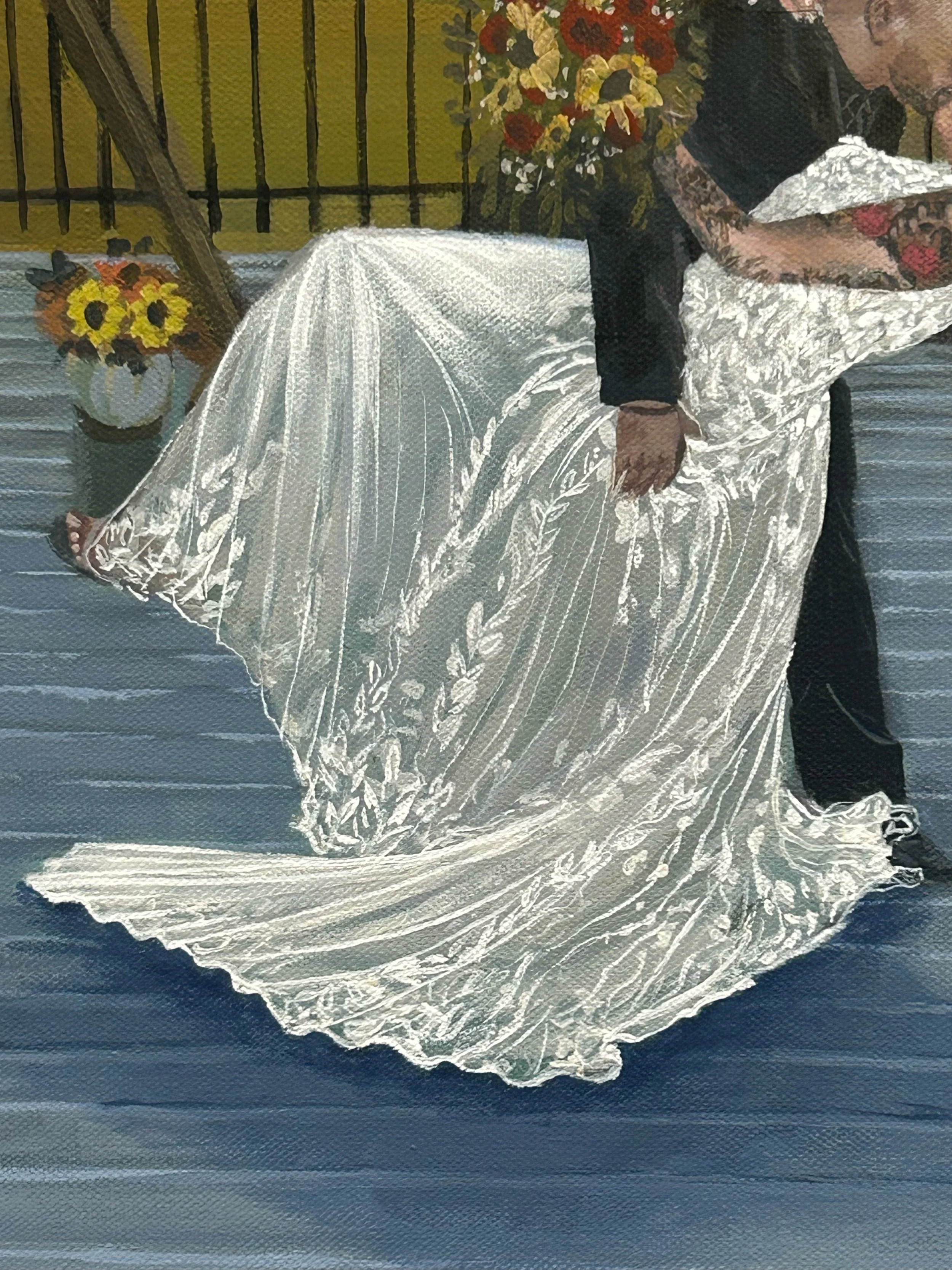 Melissa & Anthony: Gardens at Bethlehem Farms: Detail #2