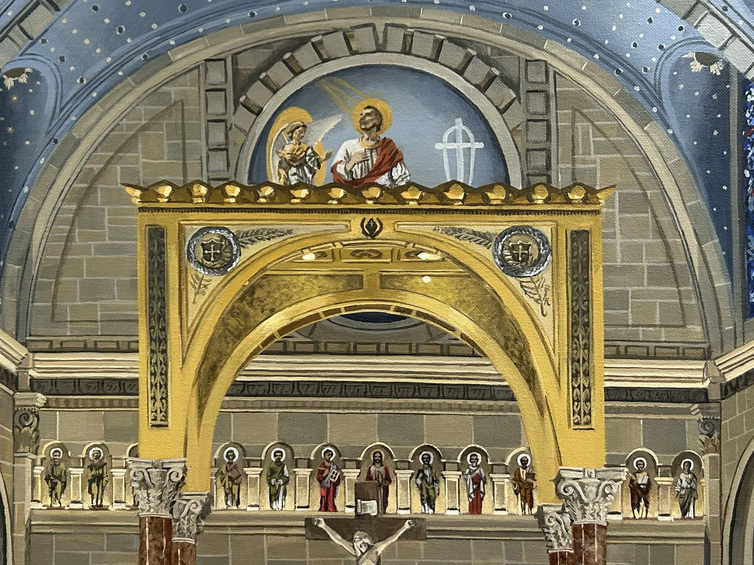 Kayli & Jack: St Joseph’s Monastery Parish: Detail #2