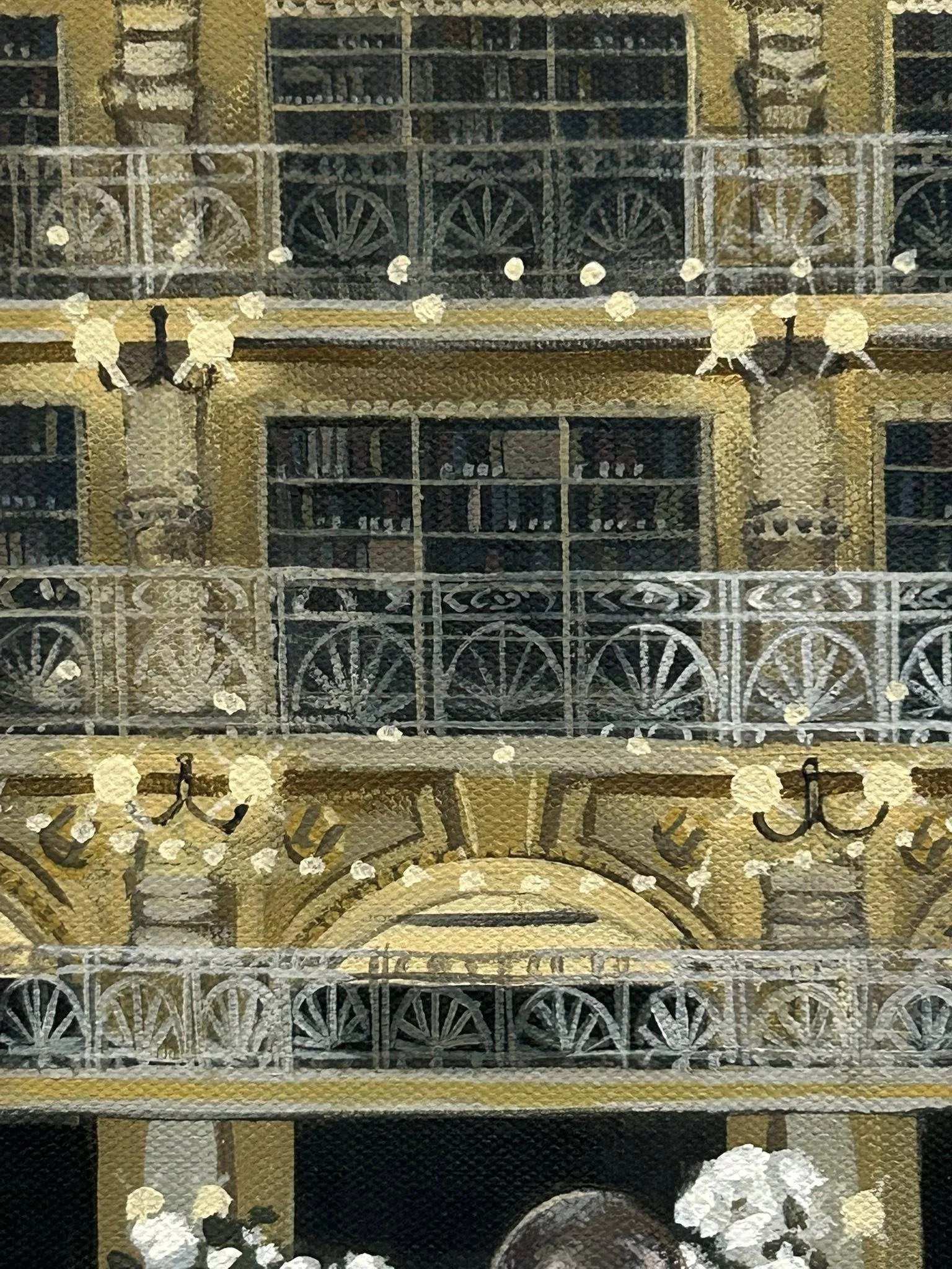 Kirstyn & Cory: George Peabody Library: Detail #2