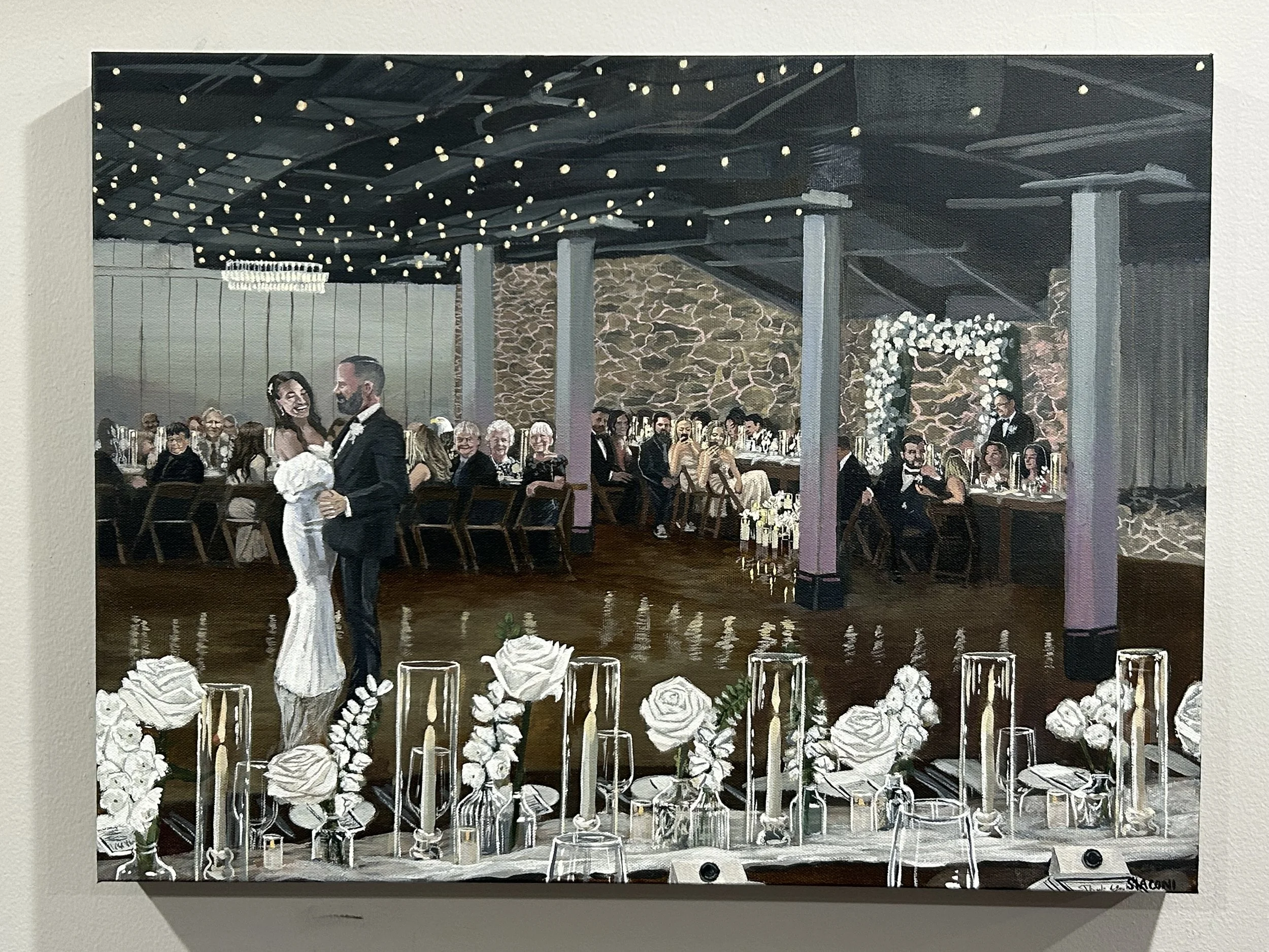 Rachael & Gary: Main Street Ballroom 18inx24in