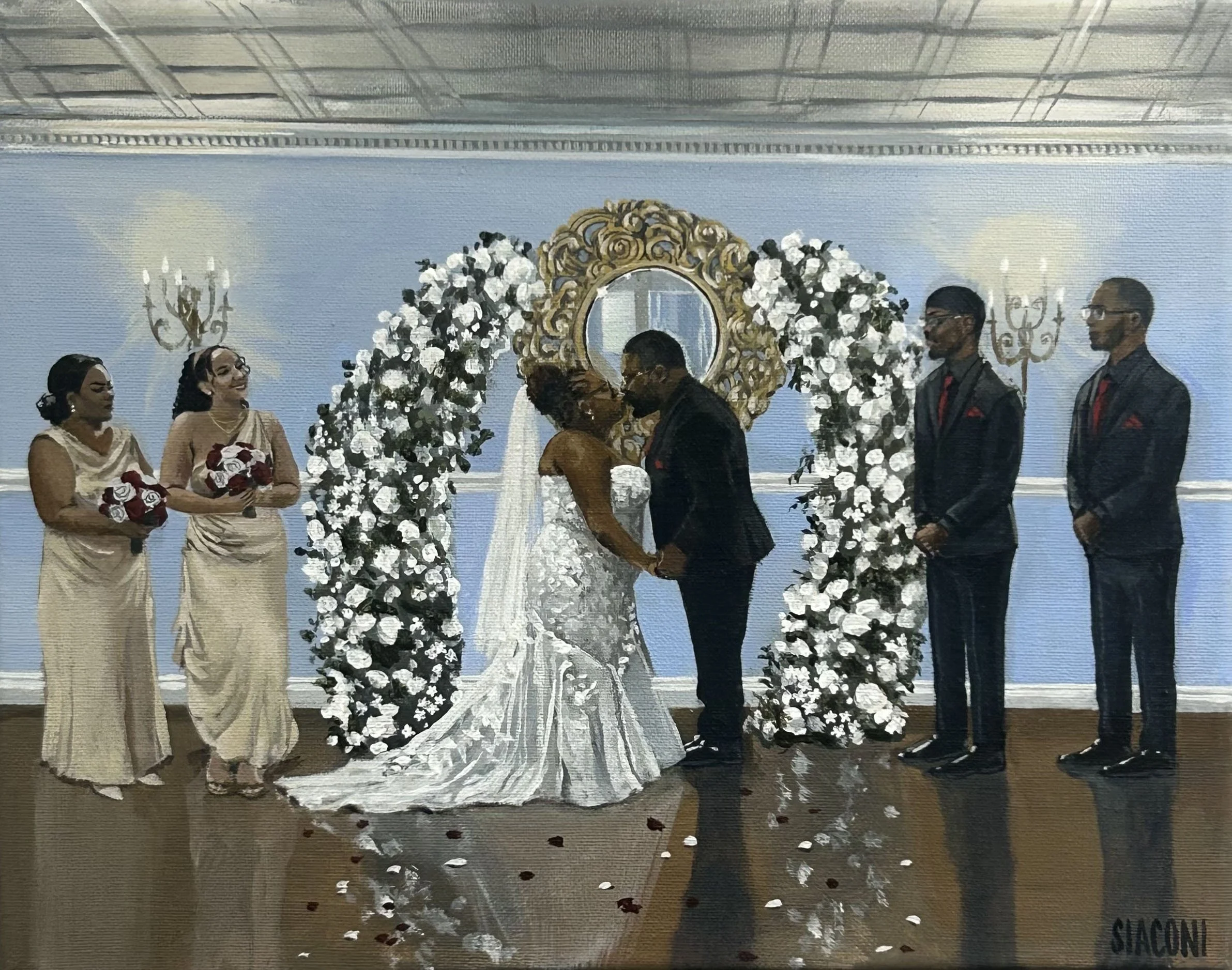Gia & D'Angelo: Valley Country Club 11inx14in