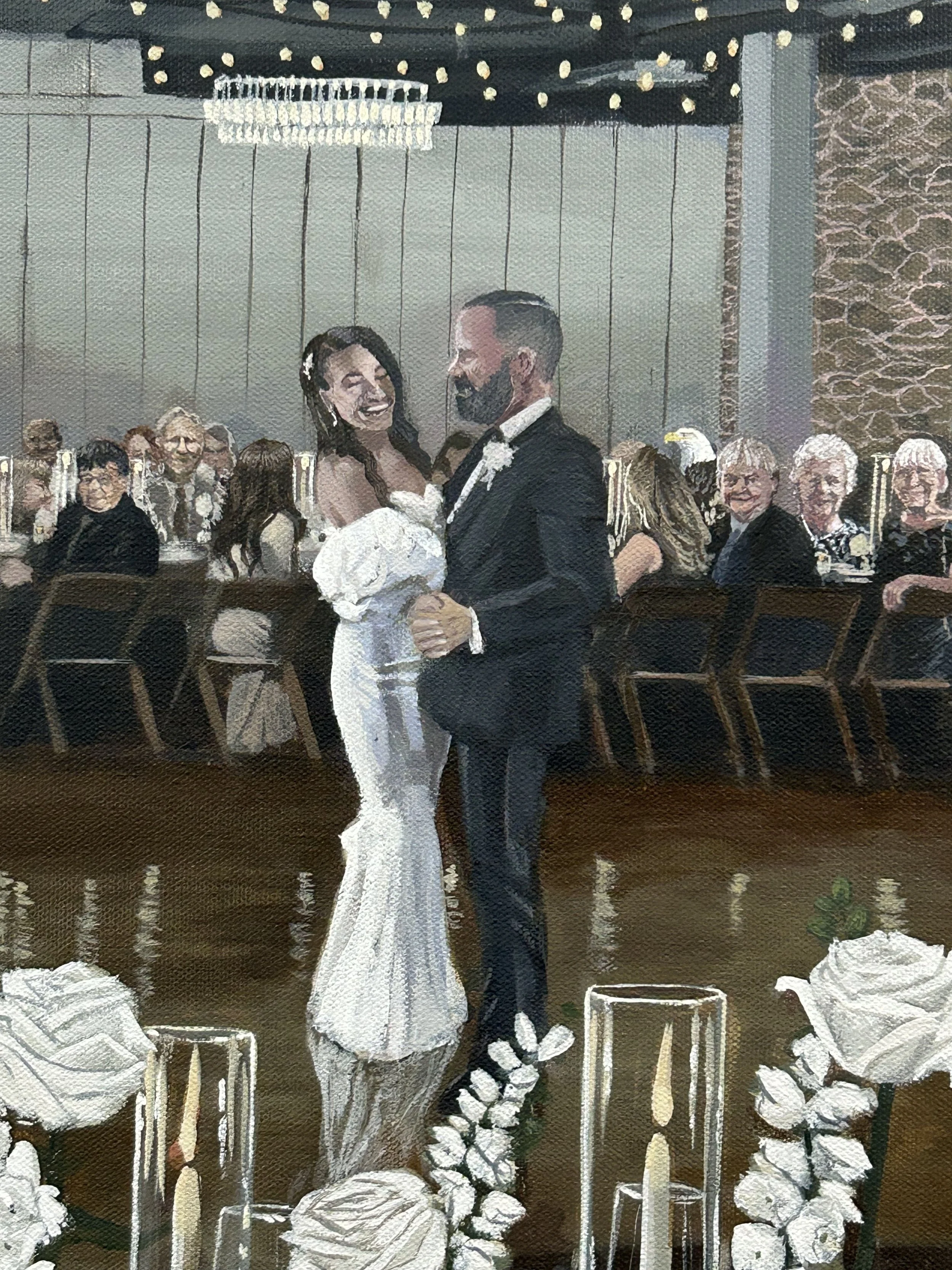 Rachael & Gary: Main Street Ballroom: Detail #1