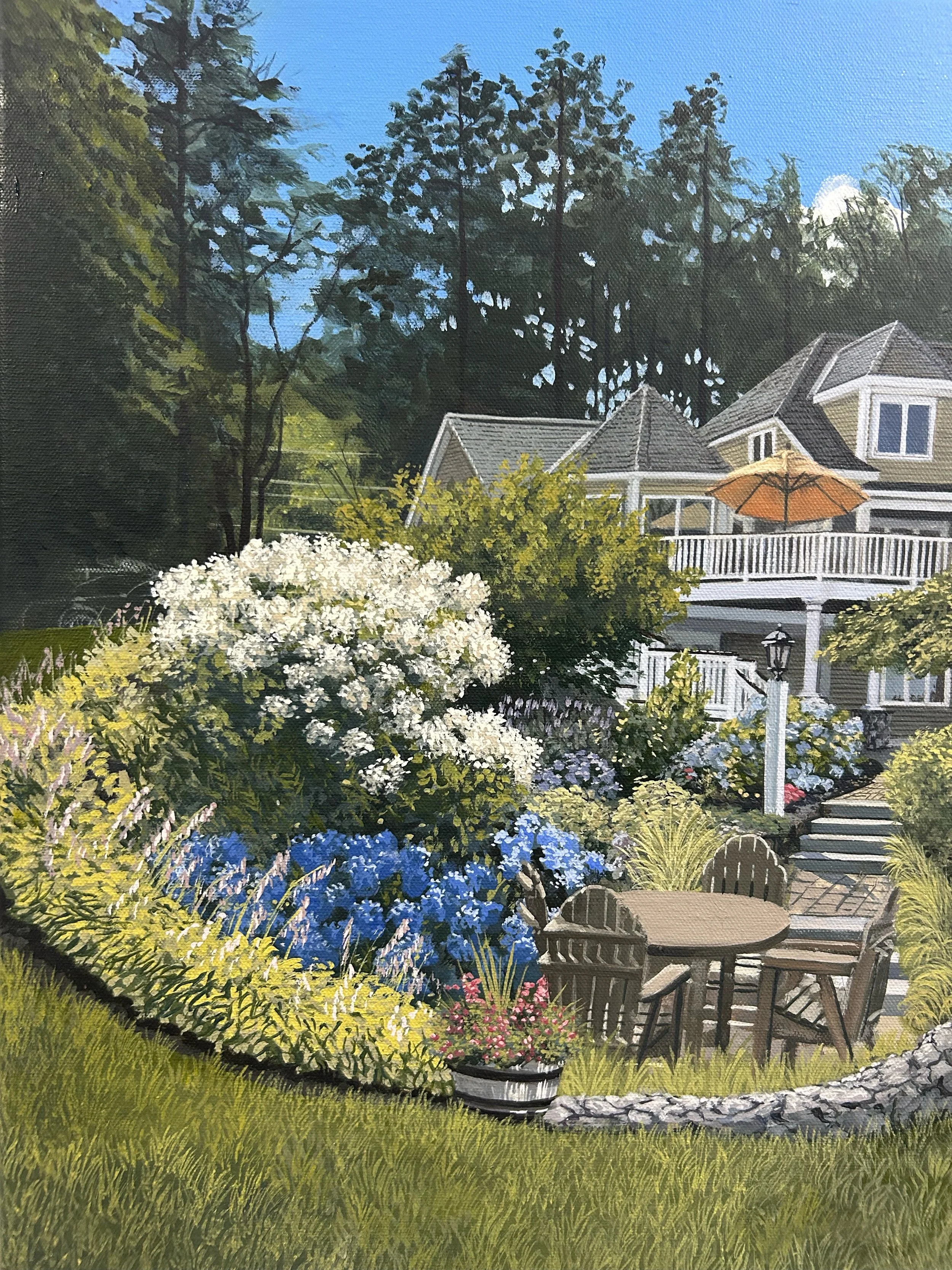 Lake House, NH: Detail #1