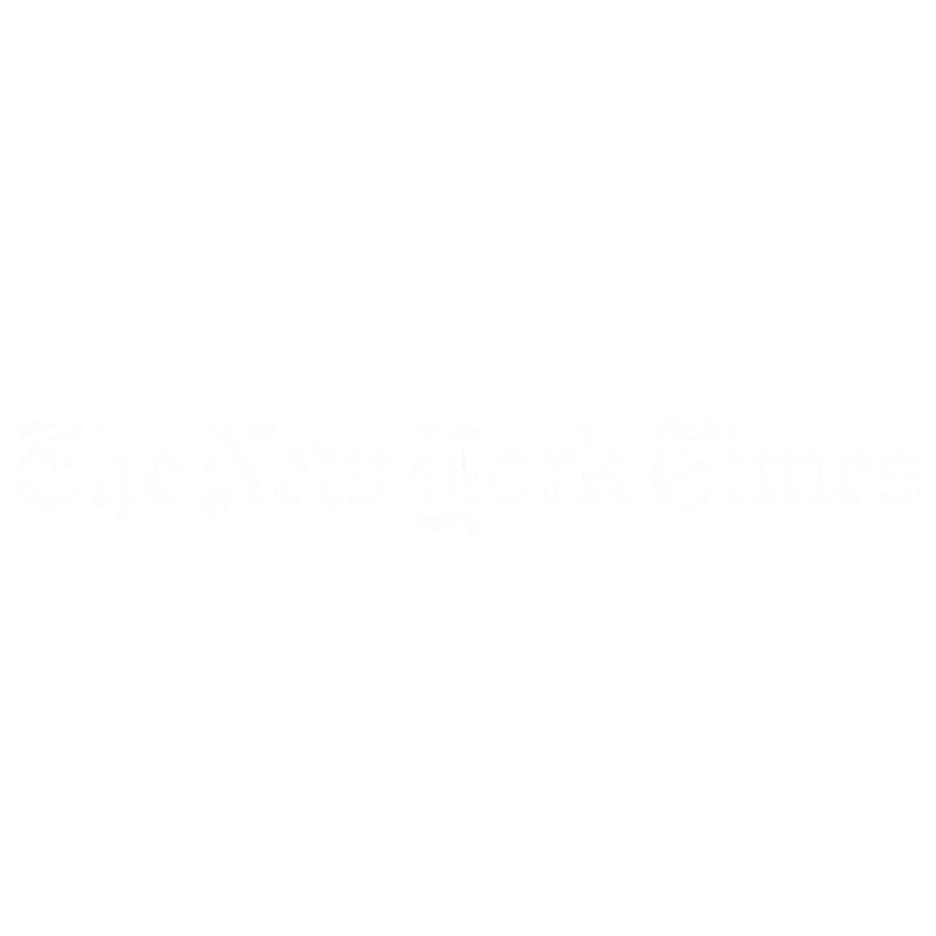Logo of The New York Times in black and white.