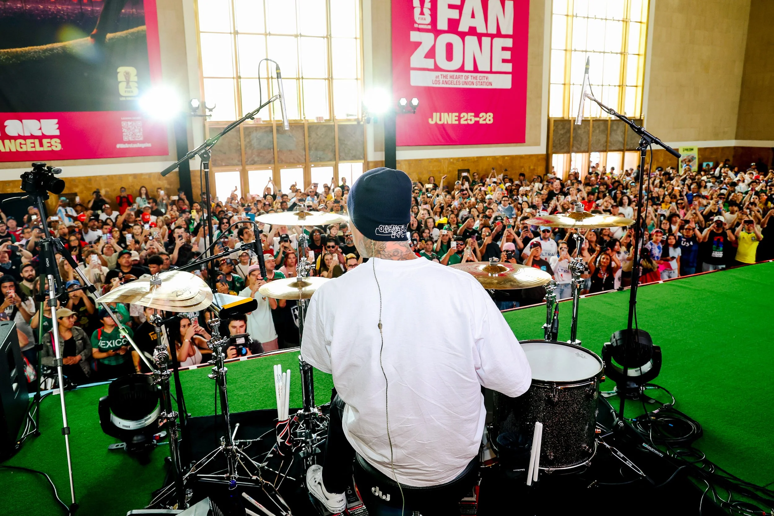 Travis Barker and DJ Quik Headline Four-Day FIFA World Cup Fan Celebration at Los Angeles Union Station