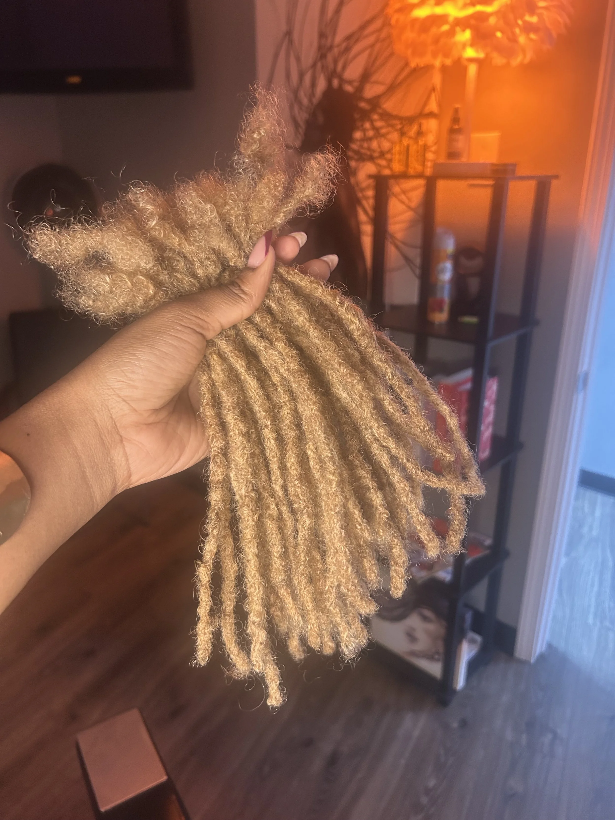 Custom Human Hair Loc Extensions