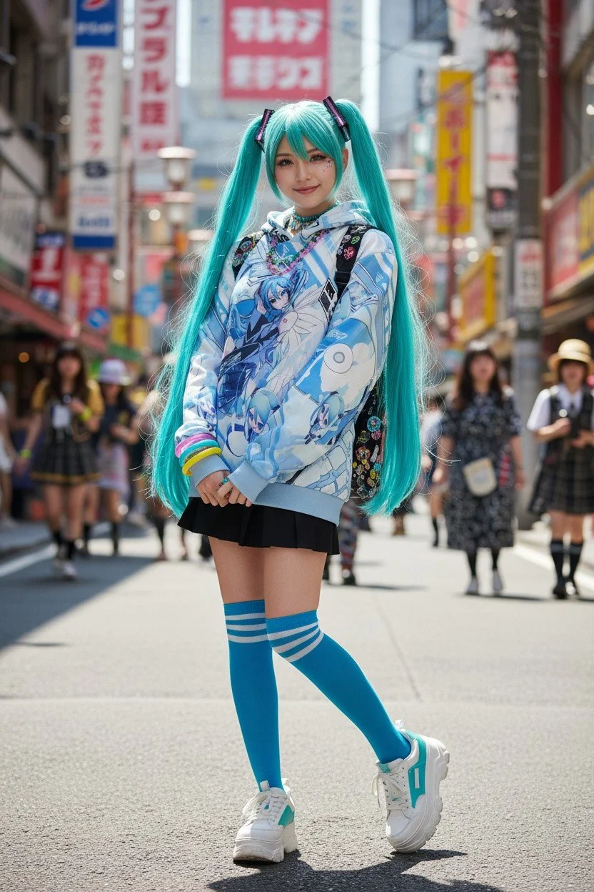 Miku Hatsune Hoodie  ACDC RAG