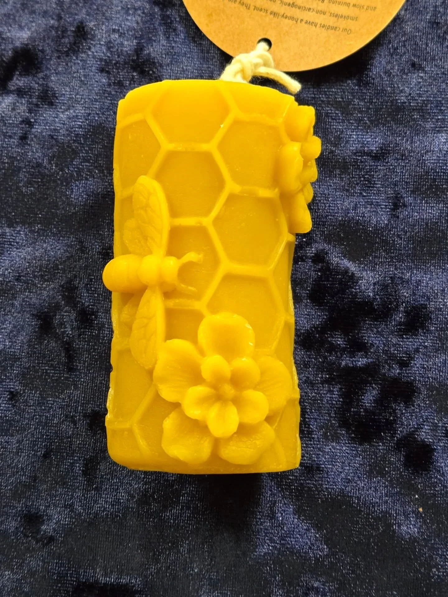 Honey. Real, golden, warm honey.

This little beeswax candle already felt like Beltane made tangible: honeycomb, blossom, bee, sunlight caught in wax. But the soft sweetness of it made it feel even more like something gathered from the season itself.