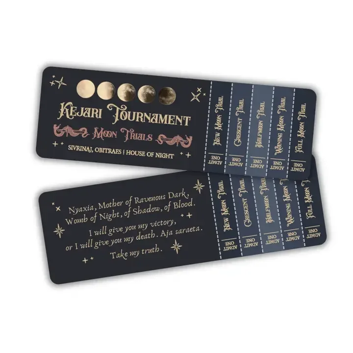 Kejari Ticket Bookmark | Crowns of Nyaxia