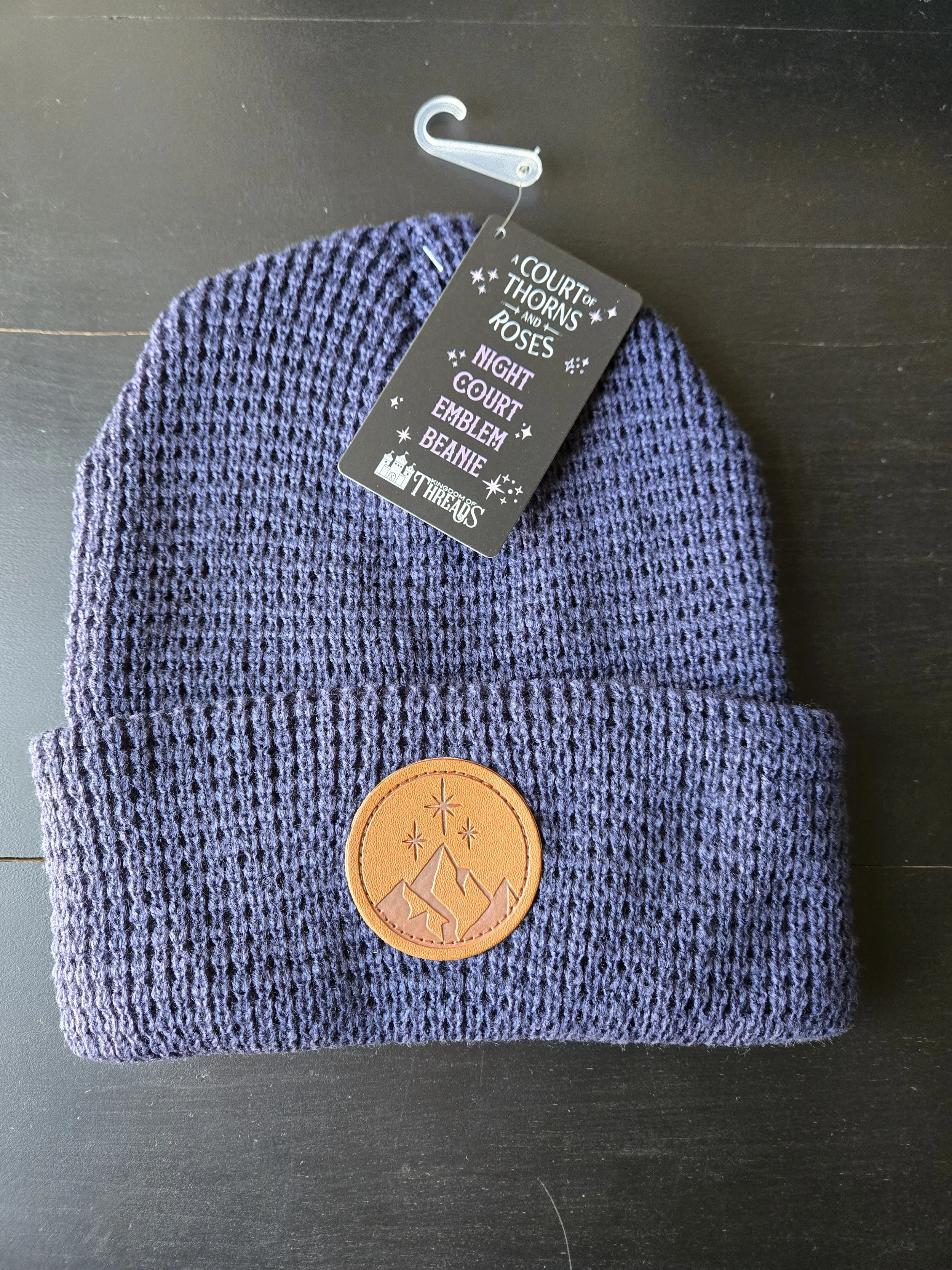 Velaris™ Leather Patch Beanie | ACOTAR™