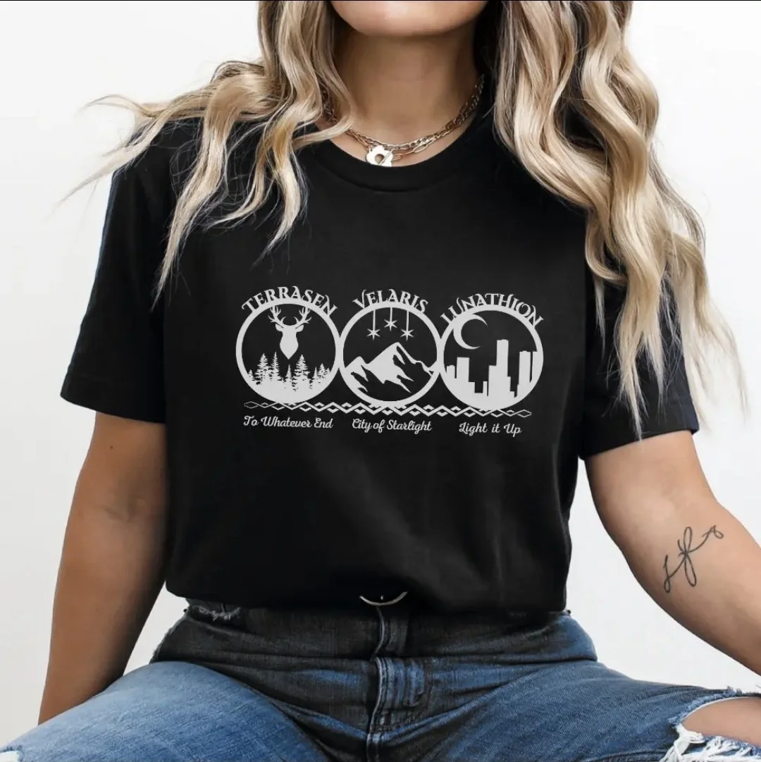Maas-Verse | ACOTAR, TOG, Crescent City T-Shirt