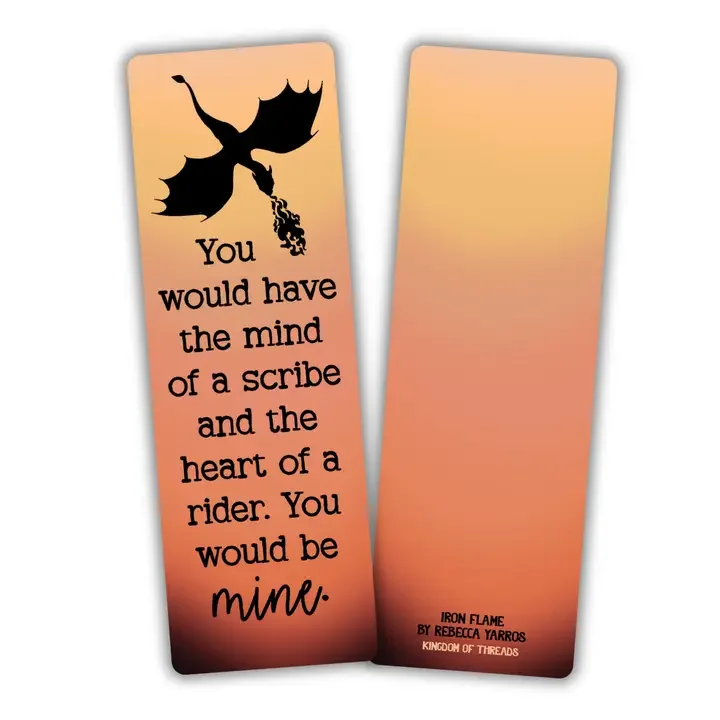 Mind of A Scribe Bookmark | Iron Flame