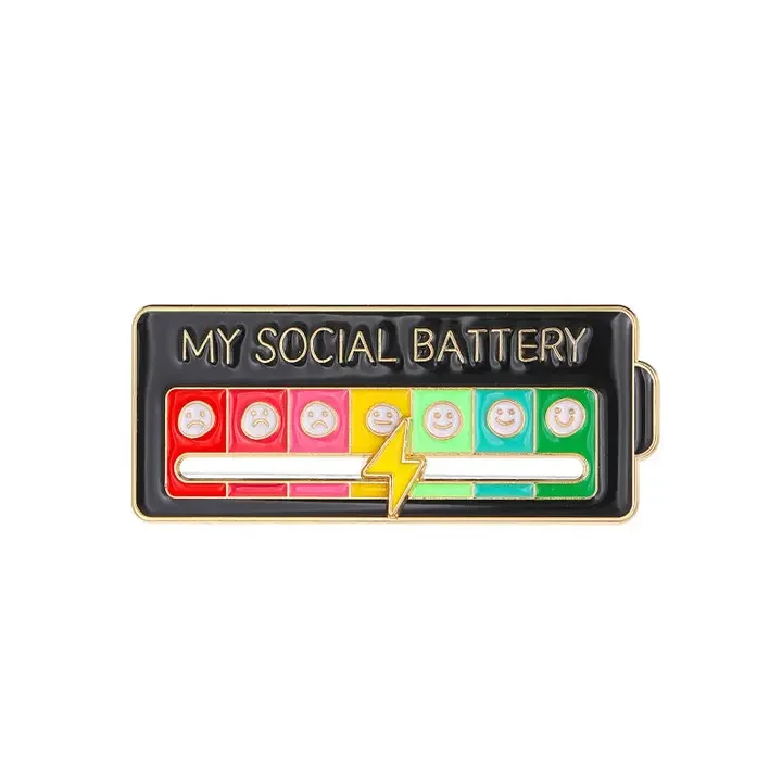 My Social Battery Pin
