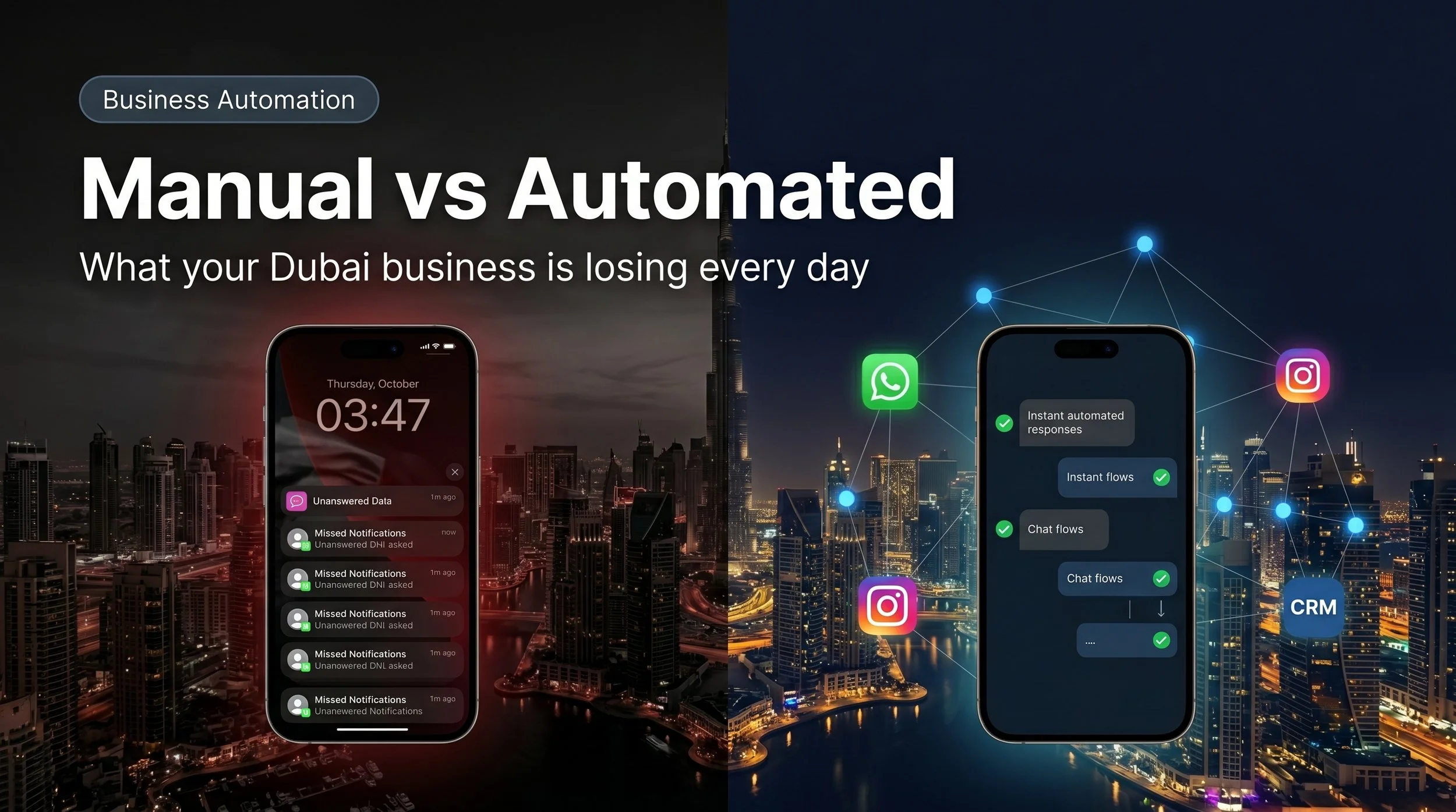 Manual vs Automated: What Your Dubai Business Is Losing Every Day