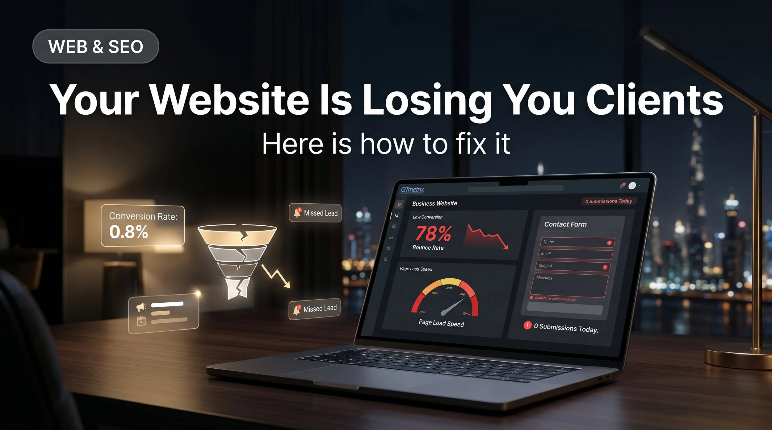 Your Website Is Losing You Clients Every Day — Here's How to Fix It