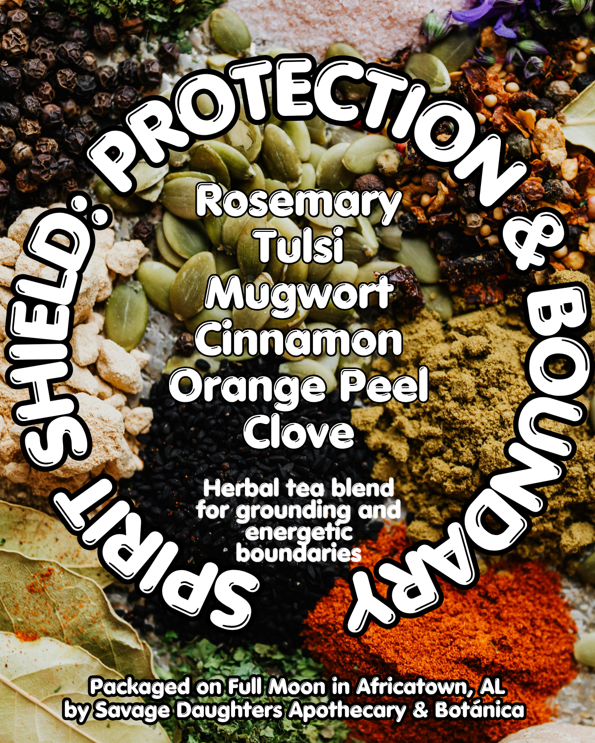 Spirit Shield: Protection & Boundary Blend