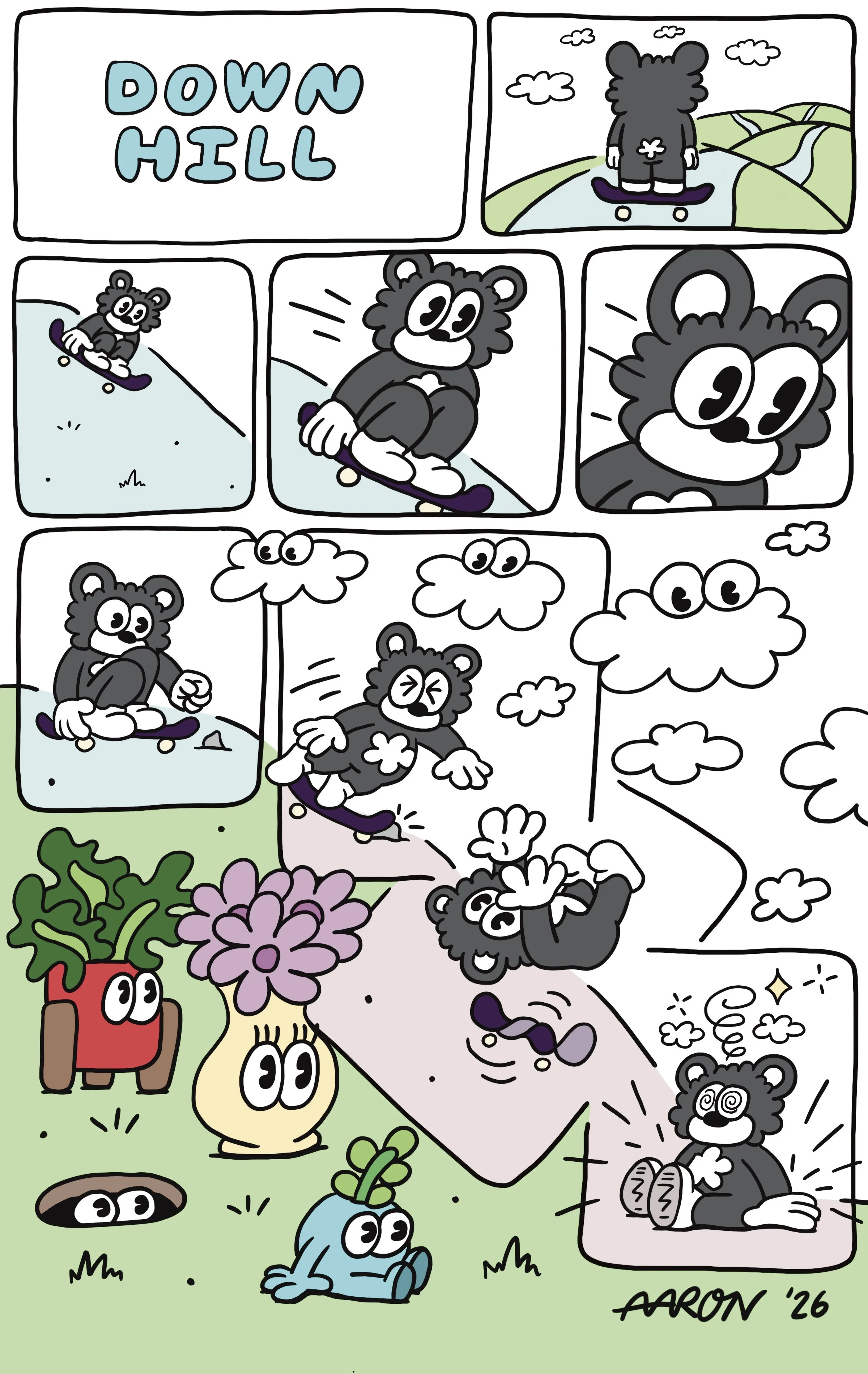 %22Down Hill%22 comic strip.jpg