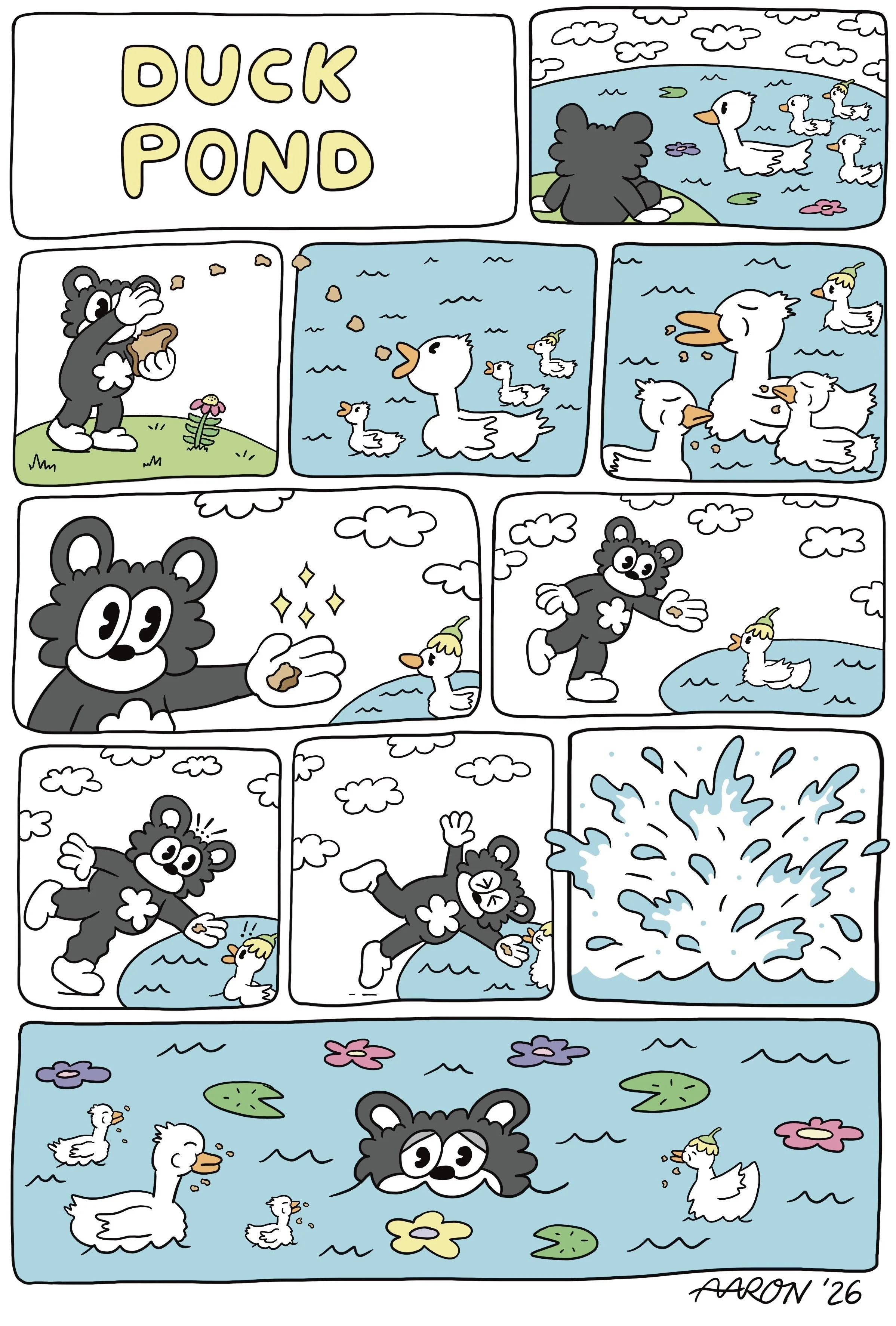 %22duck pond%22 comic strip.jpg