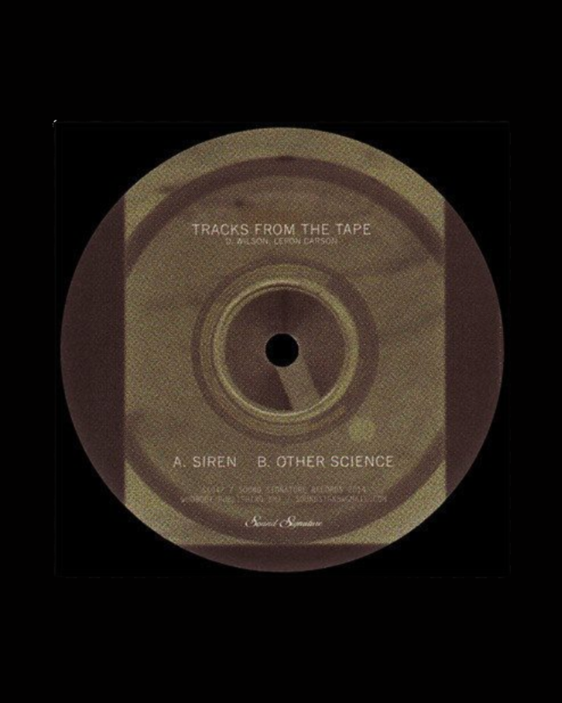 12" / D. Wilson / Leron Carson - Tracks From The Tape