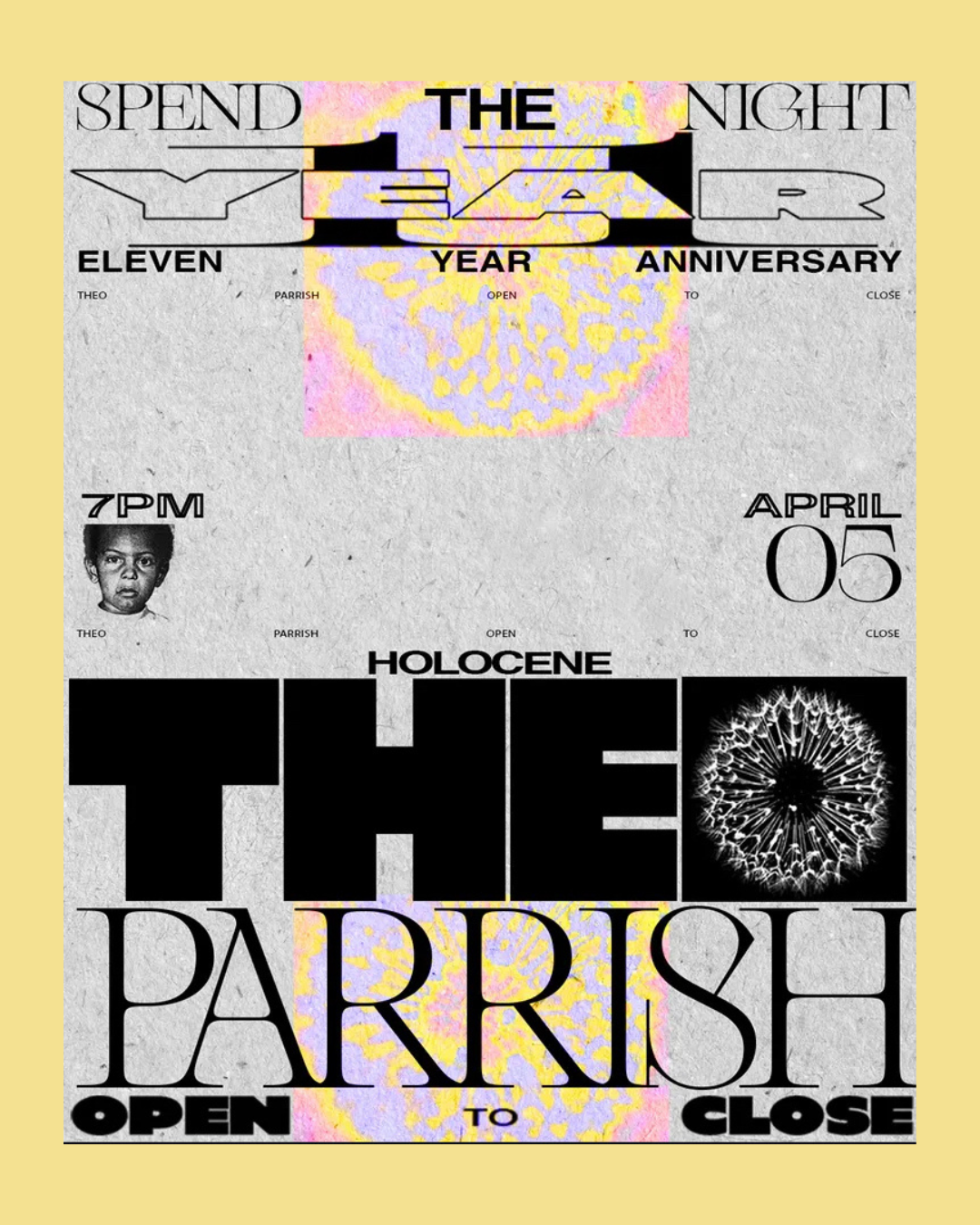 Spend The Night 11 Year: Theo Parrish (open-close)
