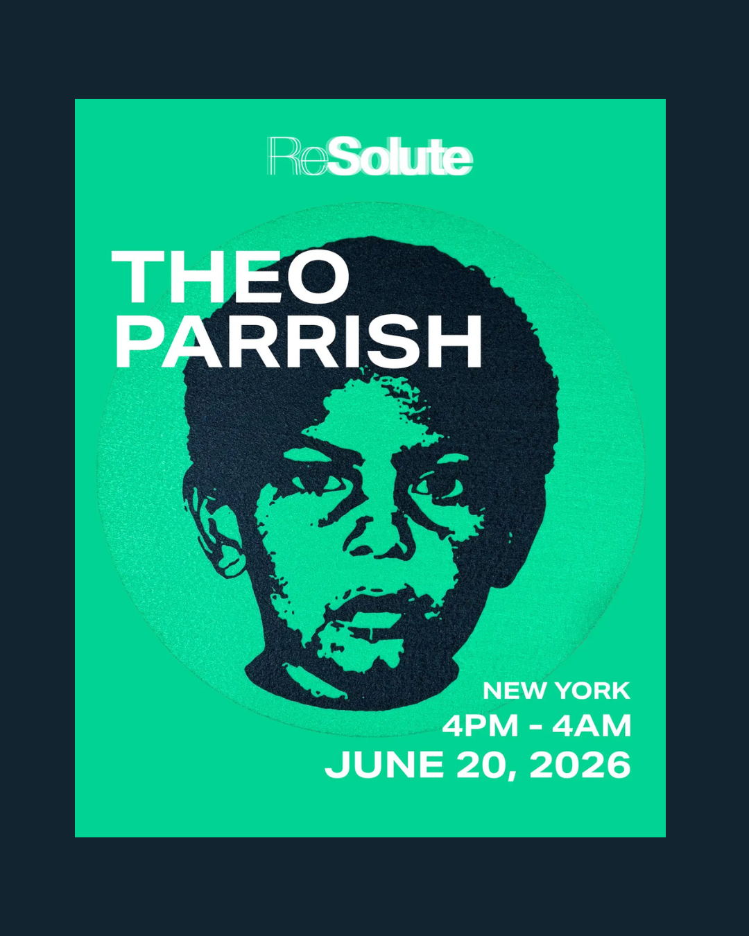 ReSolute presents: Theo Parrish (Open-Air, Extended Set)