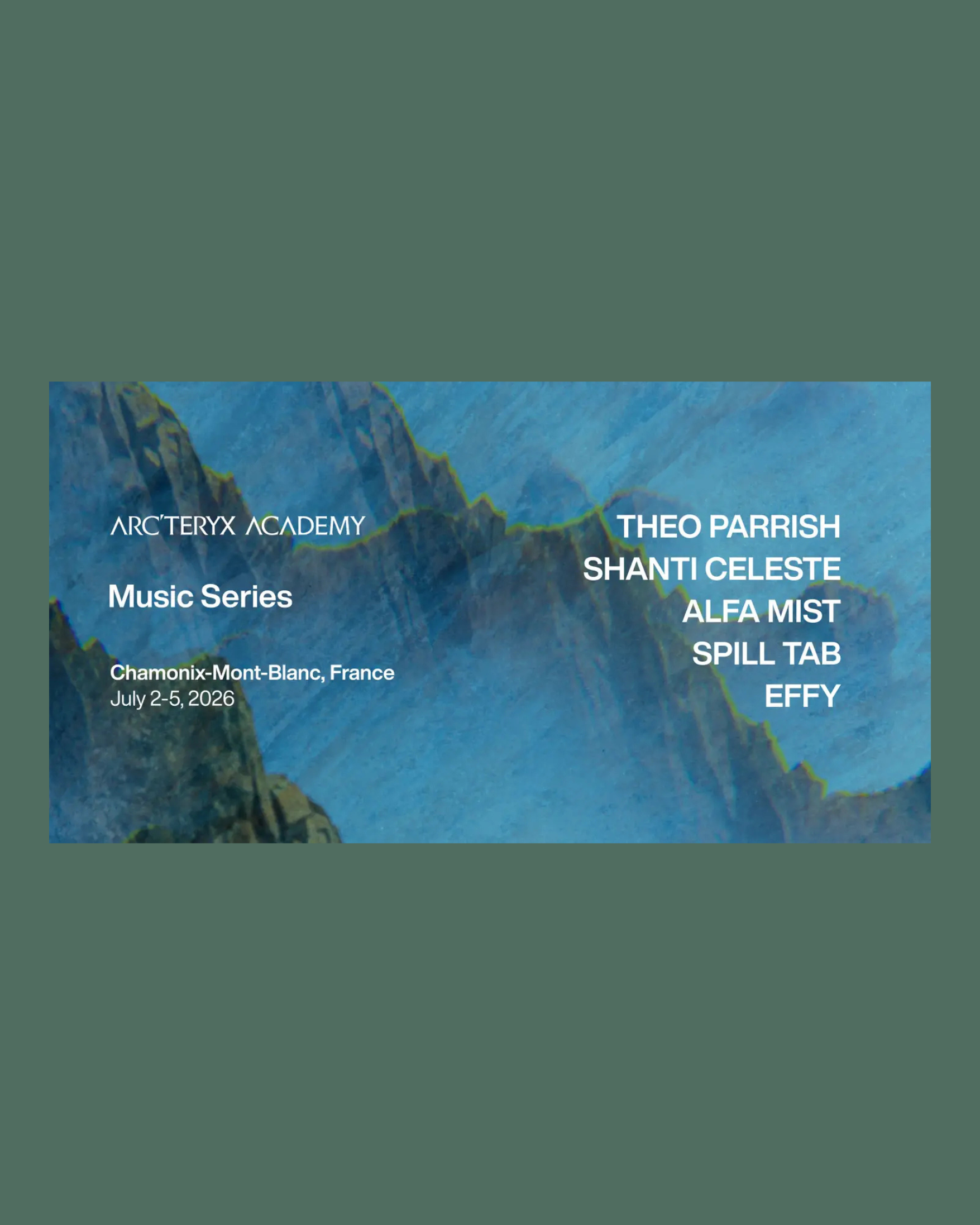 Arc'teryx Academy Music Series @Alpine Academy