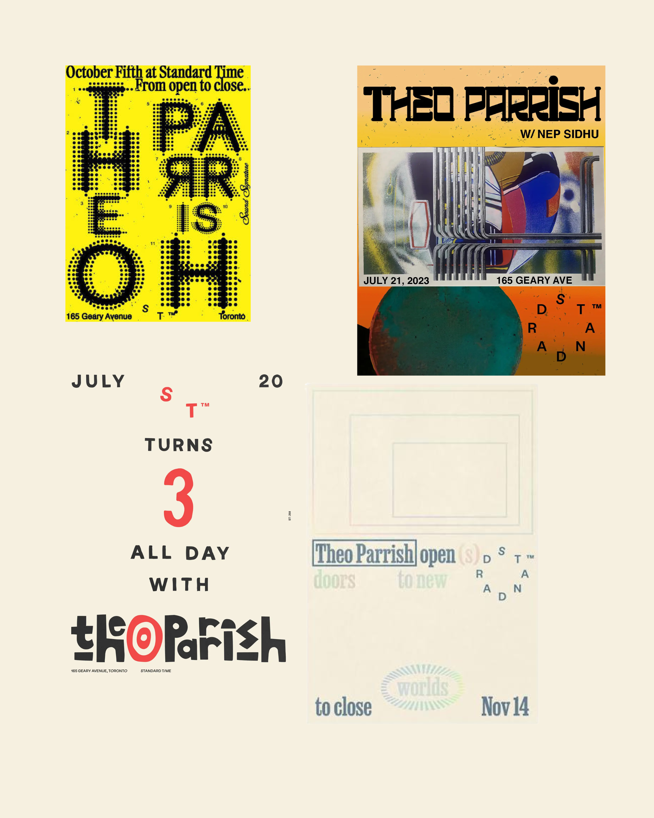 Theo Parrish - Day Into Night - Open To Close - Standard Time 4th Anniversary
