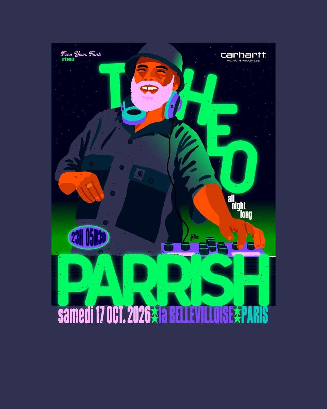 Free Your Funk présente Theo Parrish All Night Long