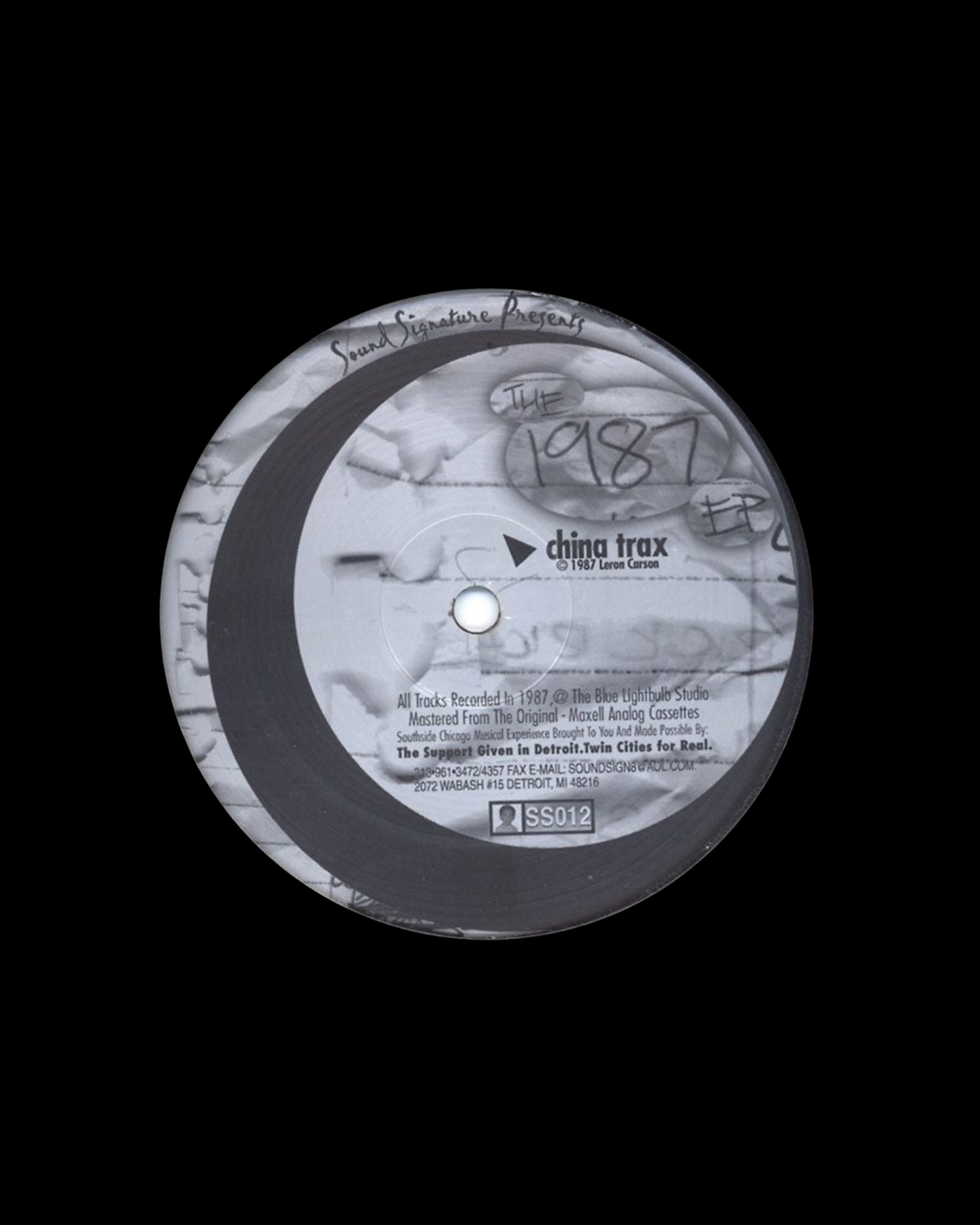 12" / Theo Parrish & Leron Carson - The 1987 EP