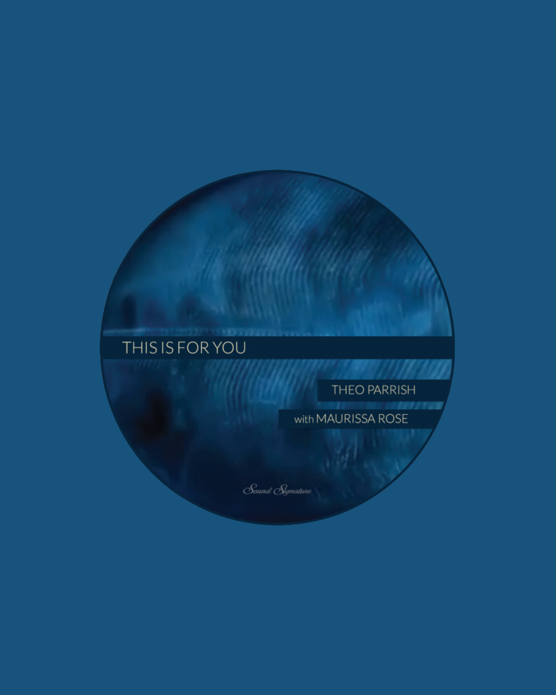 12" / Theo Parrish featuring Maurissa Rose - This Is For You