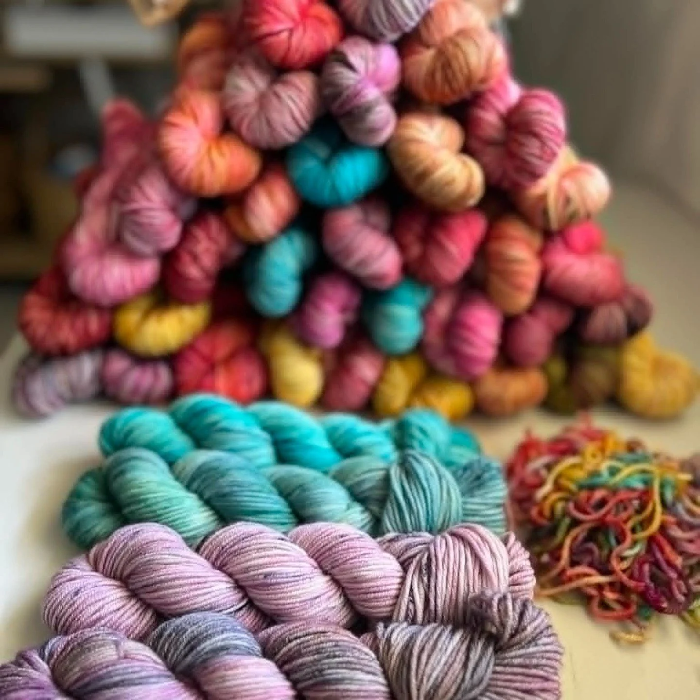 So much Yarn goodness ❤️😍 #Smallbatch #yarnaddict
