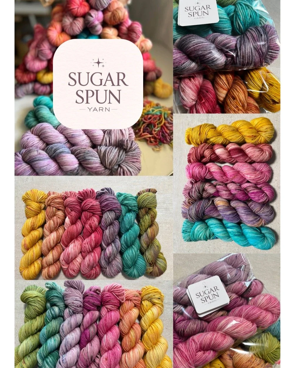 The website is now live and full to the brim with yarn goodies 🥰 I have blanket packs listed and sock sets and some mini packs as well. The blanket packs are 50 gram skeins in an assortment of colours, especially for making blankets where a scrappy 