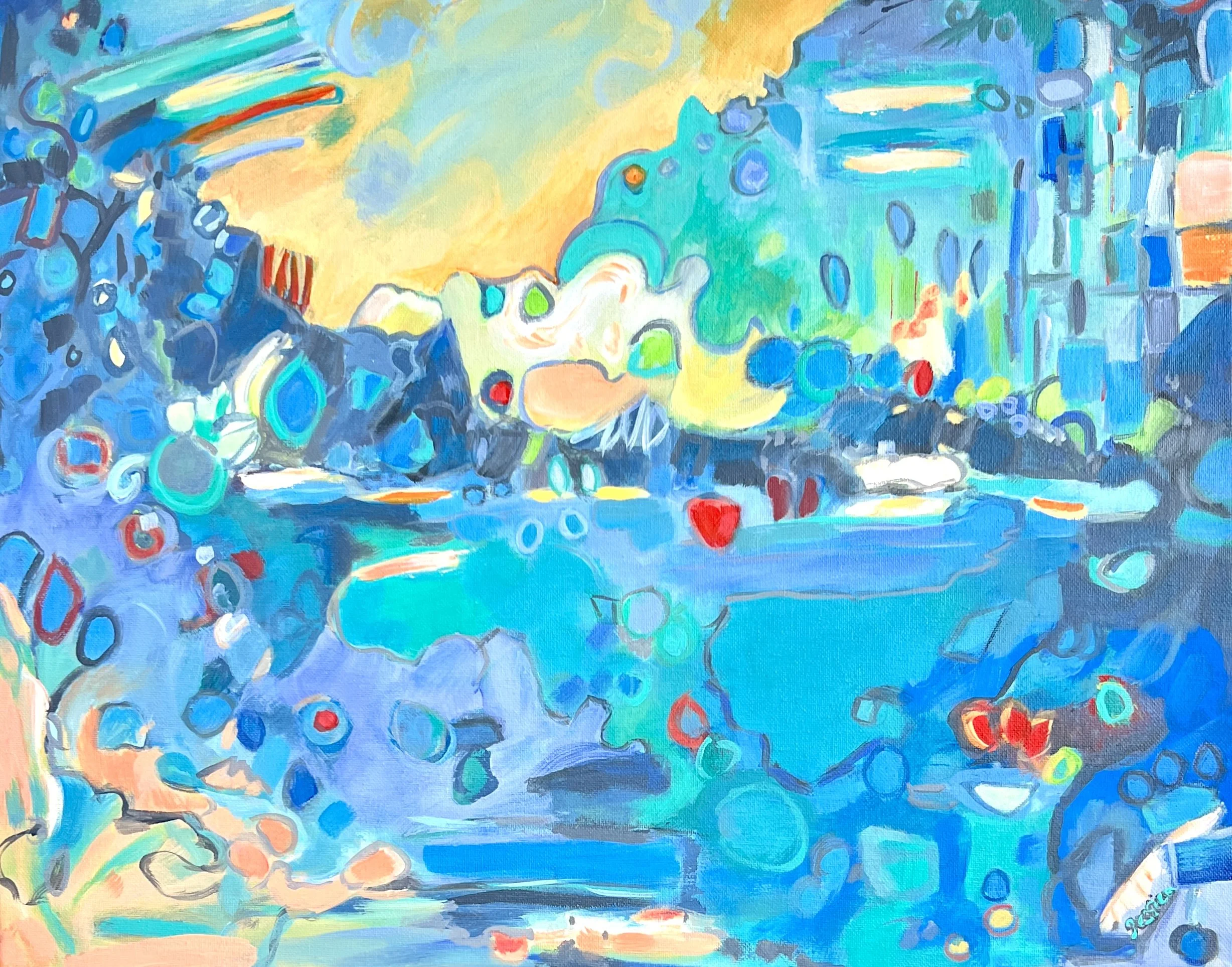 THE SHALLOWS - Acrylic Painting on Canvas - 18 X 24 - SOLD