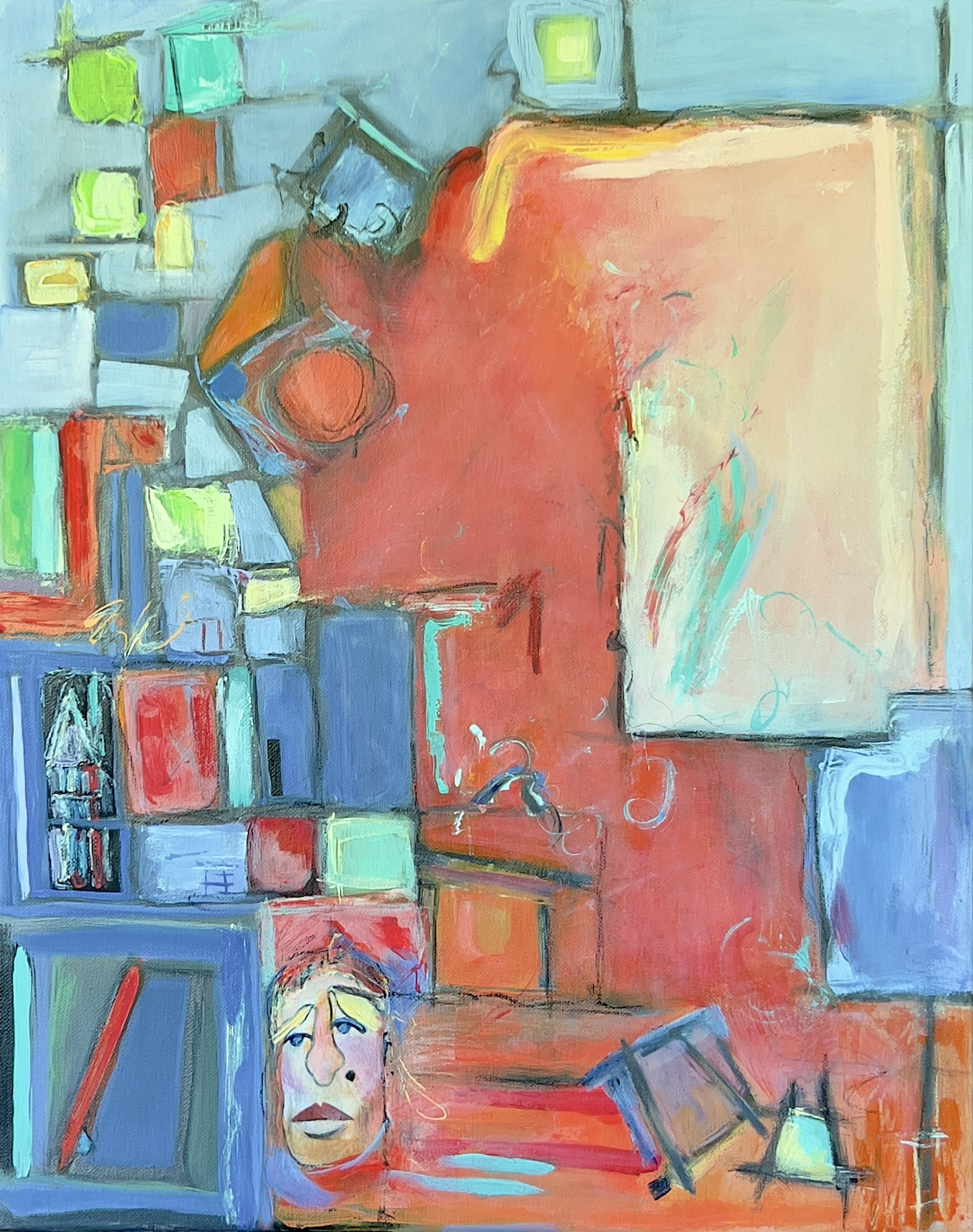 MANY CHOICES - Acrylic Painting on Canvas - 24 X 18