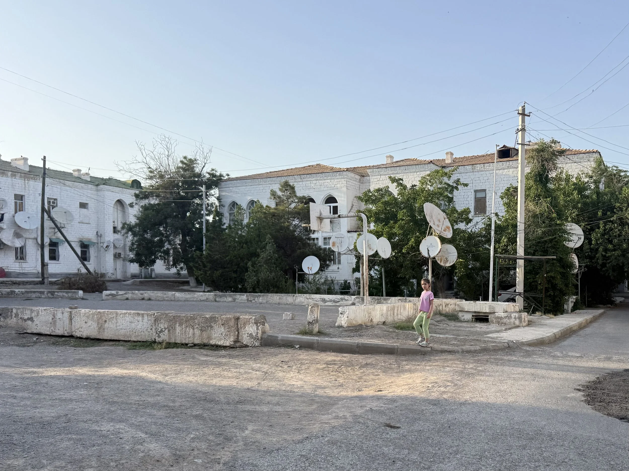 The side streets of Turkmenbashi