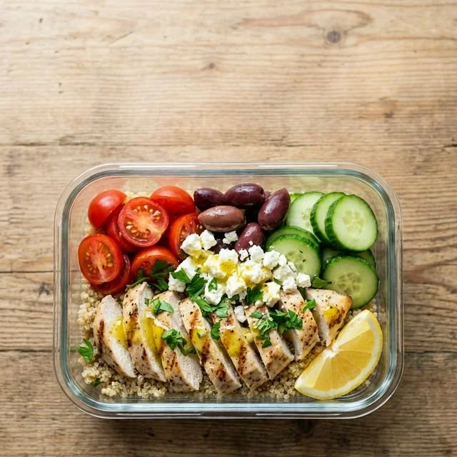 Healthy Meal Prep: DASH-Compliant Chicken &amp; Quinoa Bowl