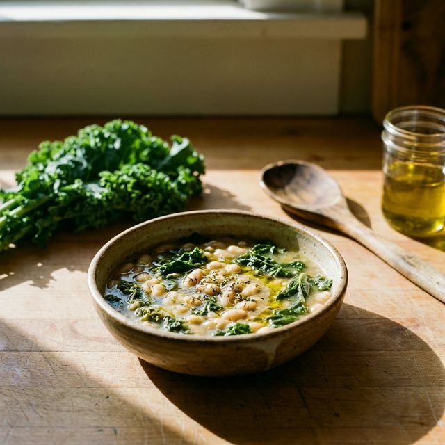 White Bean and Kale Soup: The Cardiac Patient's Power Soup