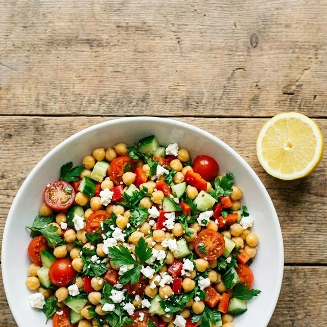 Mediterranean Chickpea Salad: High-Protein No-Cook Heart Lunch
