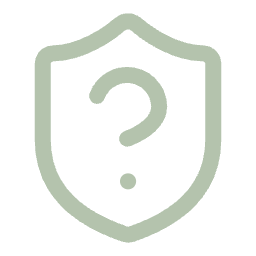 A shield icon with a question mark in the center.
