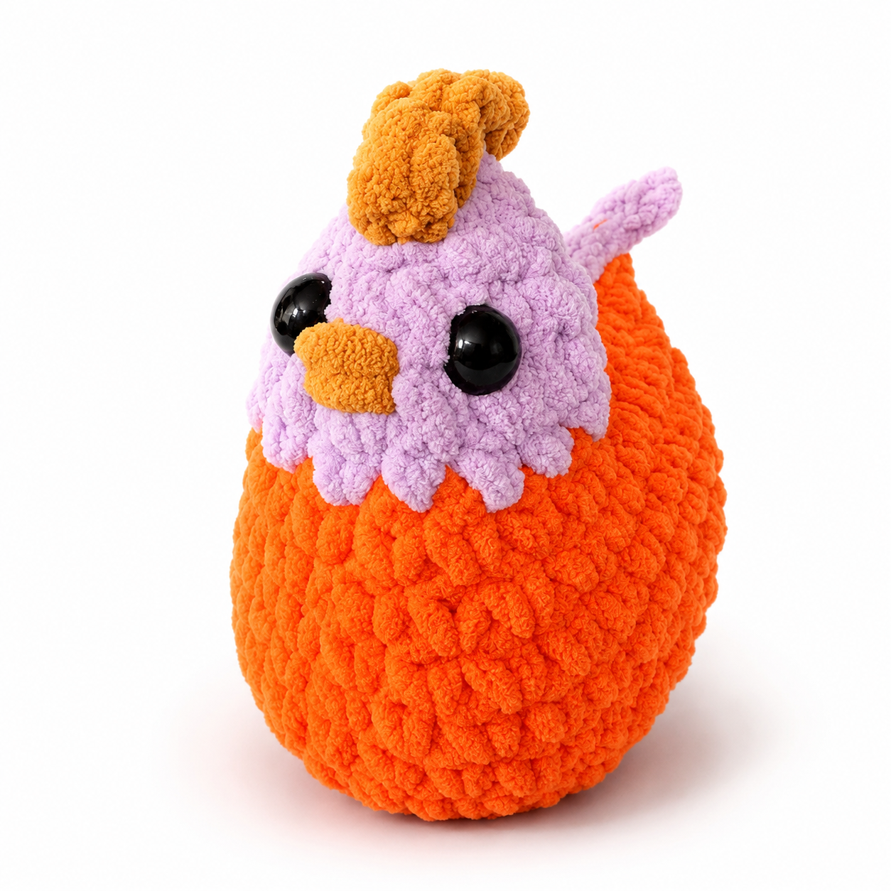 The Poppy Hen — Surprise Color Crochet Plush