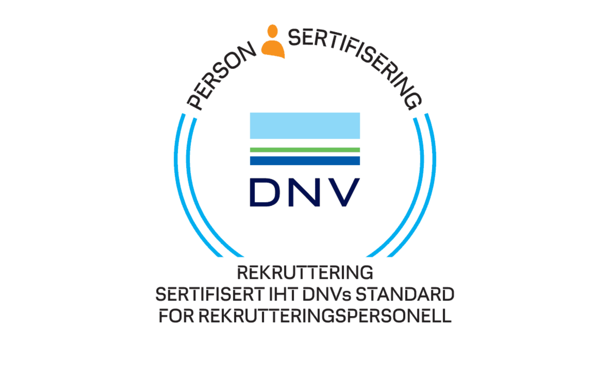Logo av DNV ISO 9001 sertifisering